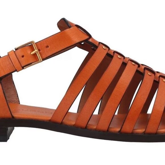 Brand New Tory Burch Women 9.5 fisherman sandal vachetta leather 90773 - Picture 4 of 5